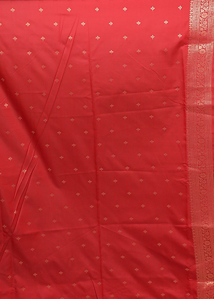 Green Dupion Silk Saree With Blouse Piece