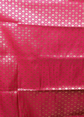 Green Banarasi Silk Saree With Blouse Piece