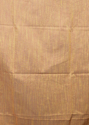 Yellow Matka Silk Saree With Blouse Piece