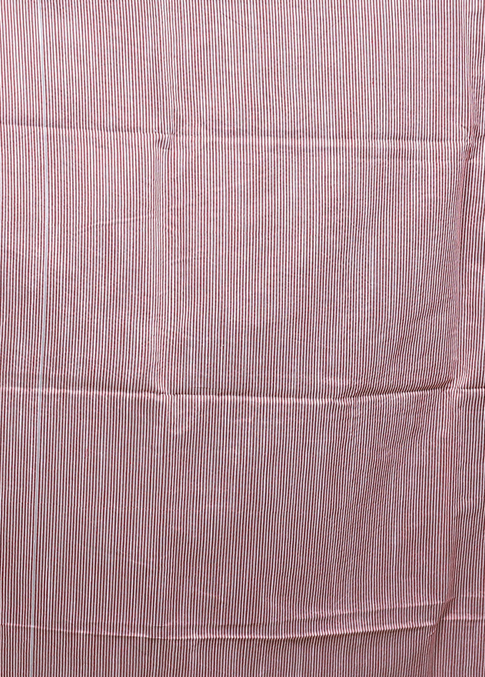 White Cotton Saree With Blouse Piece
