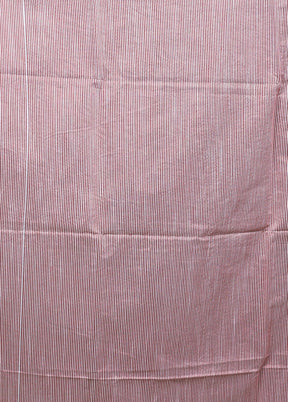 White Matka Silk Saree With Blouse Piece