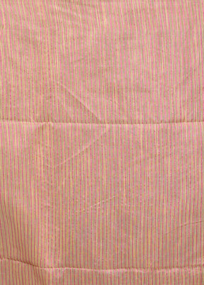 Cream Matka Silk Saree Without Blouse Piece