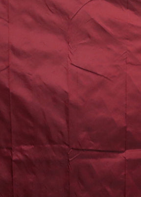 Maroon Kanjivaram Silk Saree With Blouse Piece
