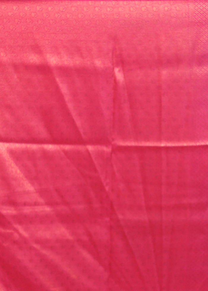 Blue Dupion Silk Saree With Blouse Piece