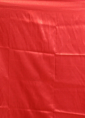 Green Dupion Silk Saree With Blouse Piece