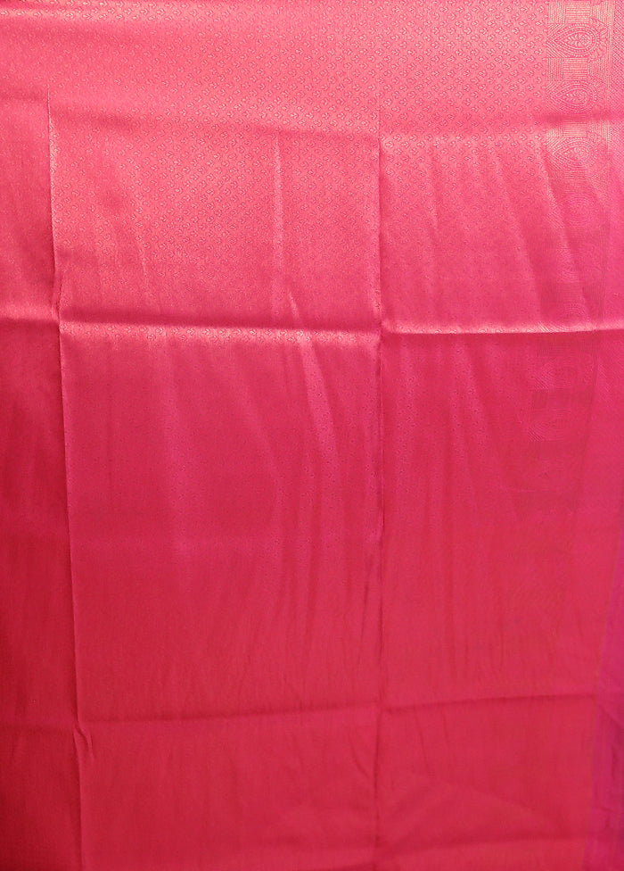 Blue Dupion Silk Saree With Blouse Piece