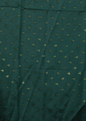 Green Dupion Silk Saree With Blouse Piece