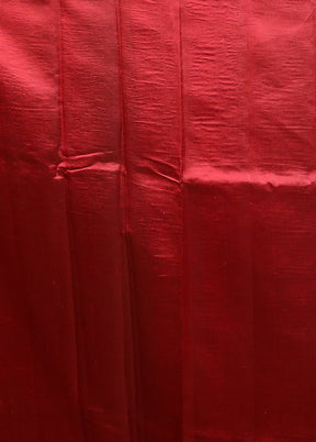 Yellow Handloom Dupion Pure Silk Saree With Blouse Piece