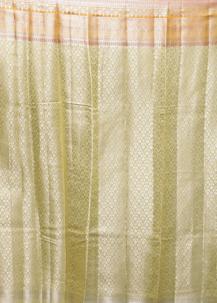 Multicolor Handloom Dupion Pure Silk Saree With Blouse Piece