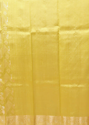 Green Handloom Dupion Pure Silk Saree With Blouse Piece