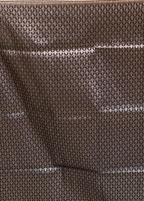 Black Banarasi Silk Saree With Blouse Piece