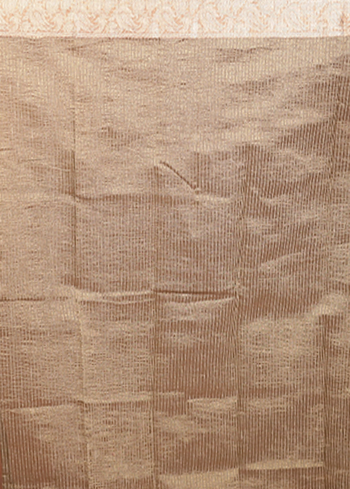 Maroon Tissue Silk Saree With Blouse Piece