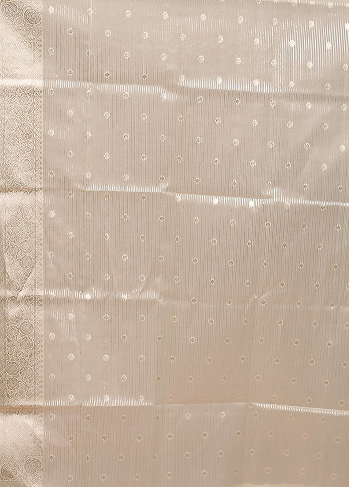 Green Organza Saree With Blouse Piece