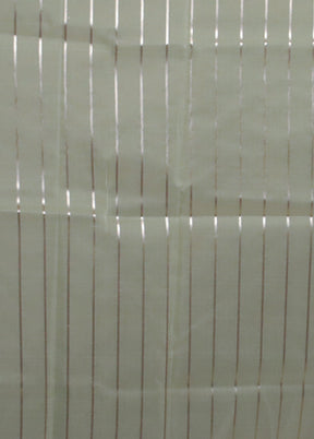 Green Organza Saree With Blouse Piece