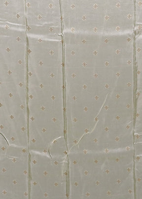 Cream Dupion Silk Saree With Blouse Piece