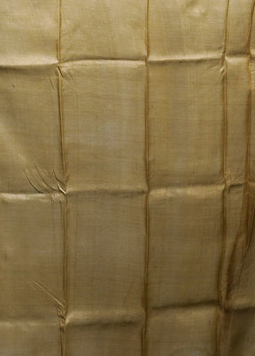 Multicolor Handloom Tussar Pure Silk Saree With Blouse Piece