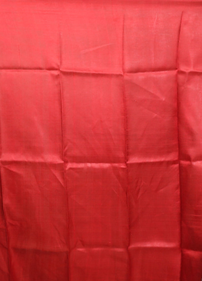 Black Printed Pure Silk Saree Without Blouse Piece