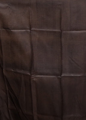 Grey Printed Pure Silk Saree Without Blouse Piece