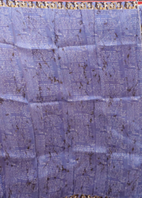 Cream Handloom Printed Pure Silk Saree Without Blouse Piece