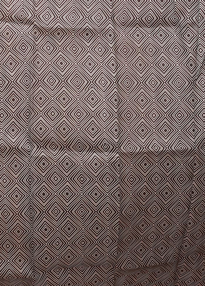 Cream Handloom Printed Pure Silk Saree Without Blouse Piece