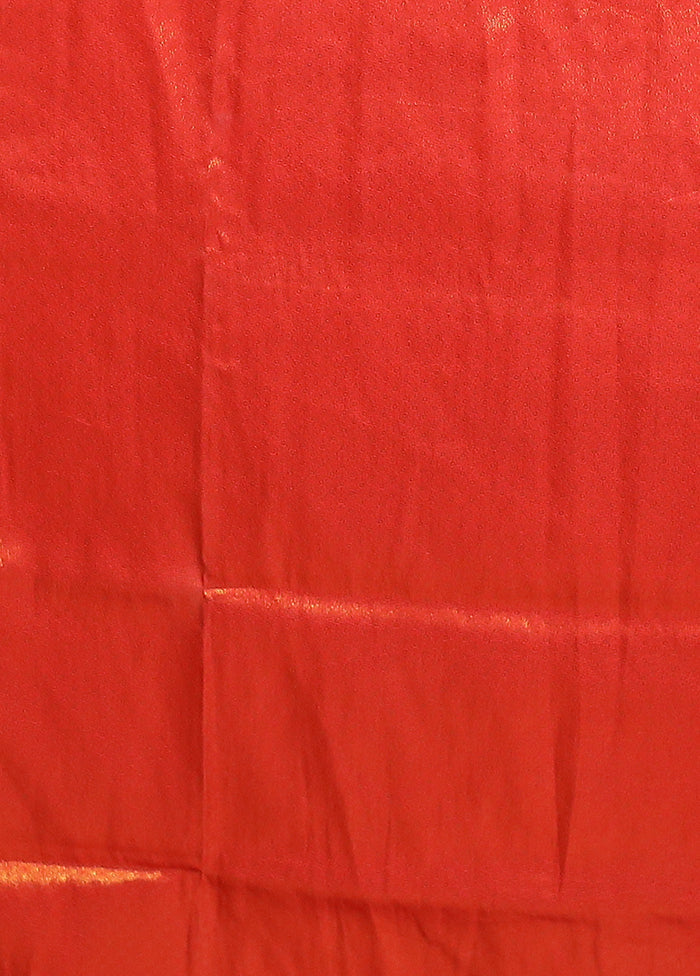 Pink Dupion Silk Saree With Blouse Piece