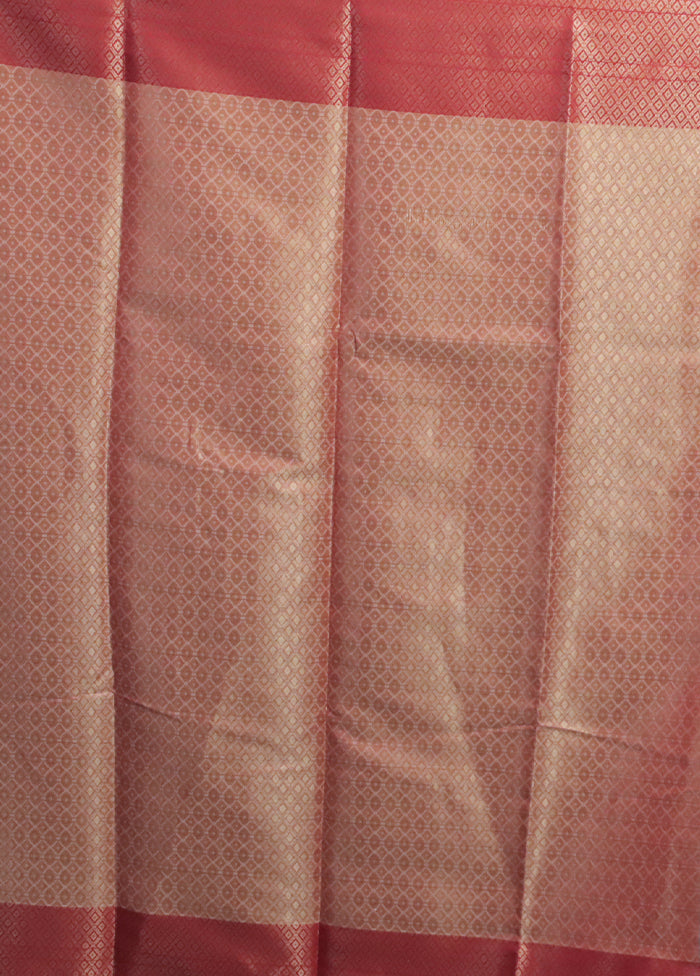 Green Kora Silk Saree With Blouse Piece