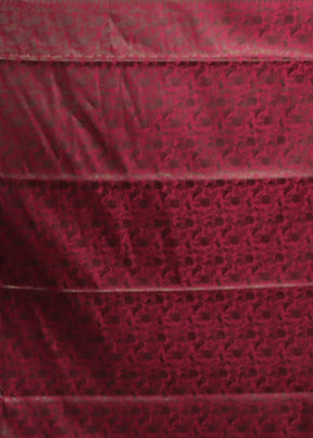 Cream Handloom Jamewar Pure Silk Saree With Blouse Piece