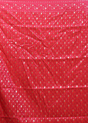 Blue Tanchoi Silk Saree With Blouse Piece