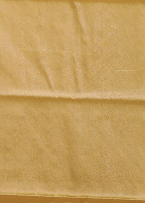 Yellow Tissue Silk Saree With Blouse Piece