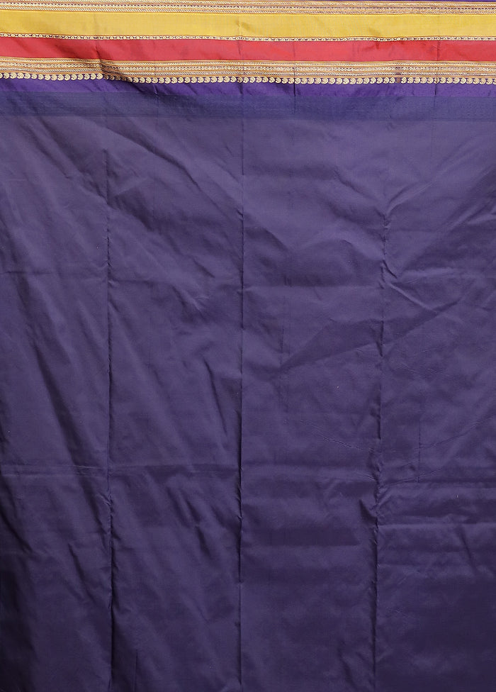 Pink Kanjivaram Silk Saree With Blouse Piece