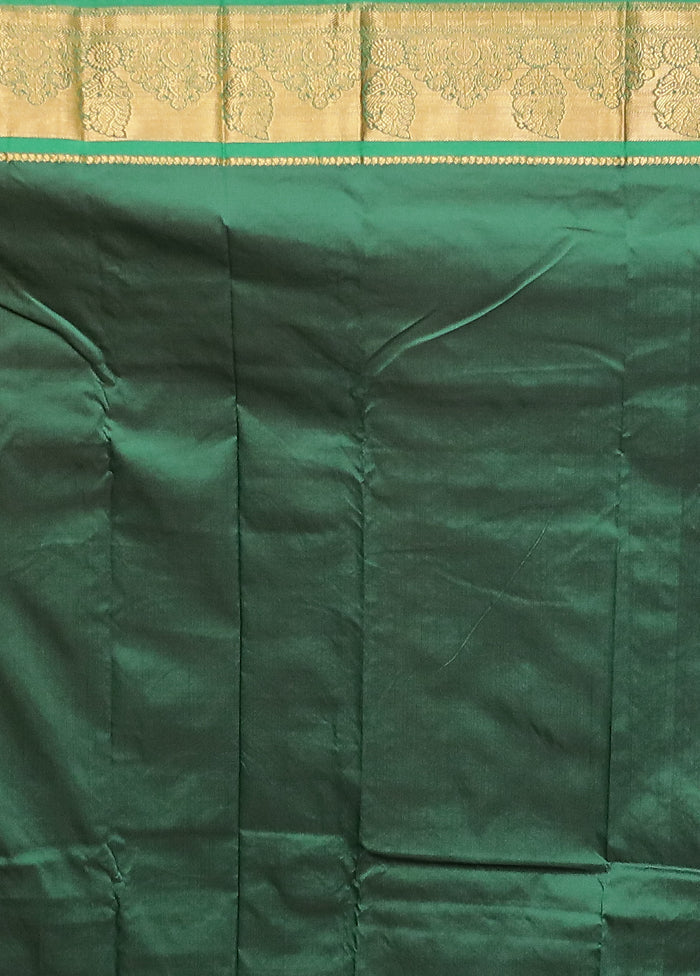 Maroon Kanjivaram Silk Saree With Blouse Piece