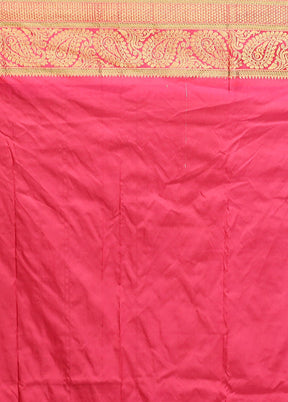 Green Handloom Kanjivaram Pure Silk Saree With Blouse Piece