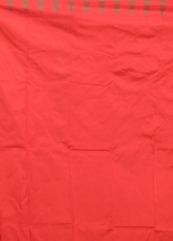 Yellow Kanjivaram Silk Saree With Blouse Piece