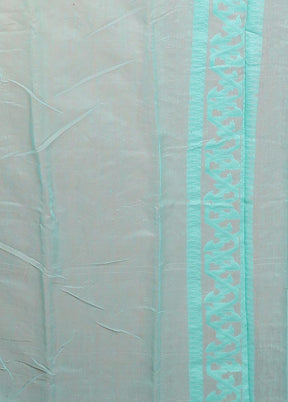 Pink Tant Jamdani Saree Without Blouse Piece