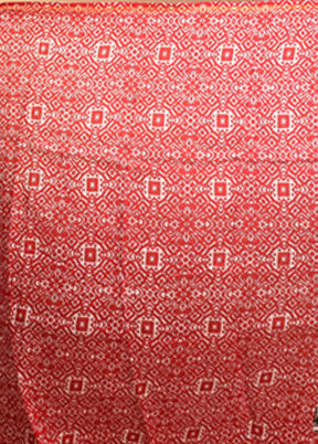 Pink Chanderi Silk Saree With Blouse Piece