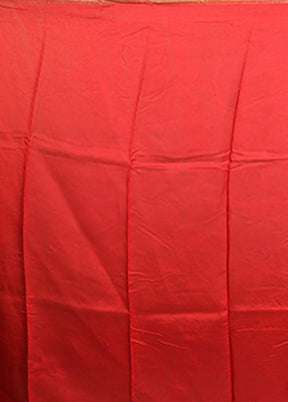 Yellow Chanderi Silk Saree With Blouse Piece