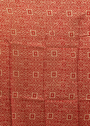 Multicolor Chanderi Silk Saree With Blouse Piece