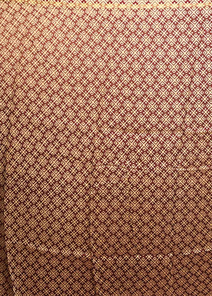 Multicolor Chanderi Silk Saree With Blouse Piece