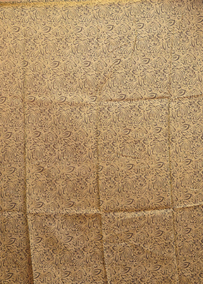 Grey Chanderi Silk Saree With Blouse Piece