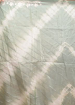 Green Tissue Silk Saree With Blouse Piece