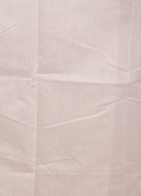 White Pure Cotton Saree With Blouse Piece