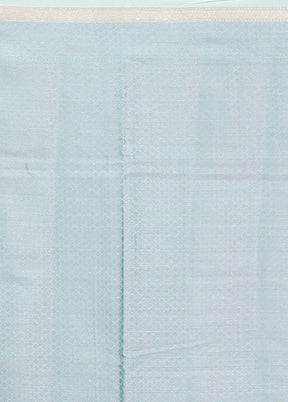 Green Kora Silk Saree With Blouse Piece