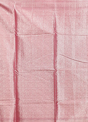 Purple Kora Silk Saree With Blouse Piece