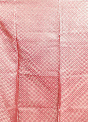 Red Tissue Silk Saree With Blouse Piece