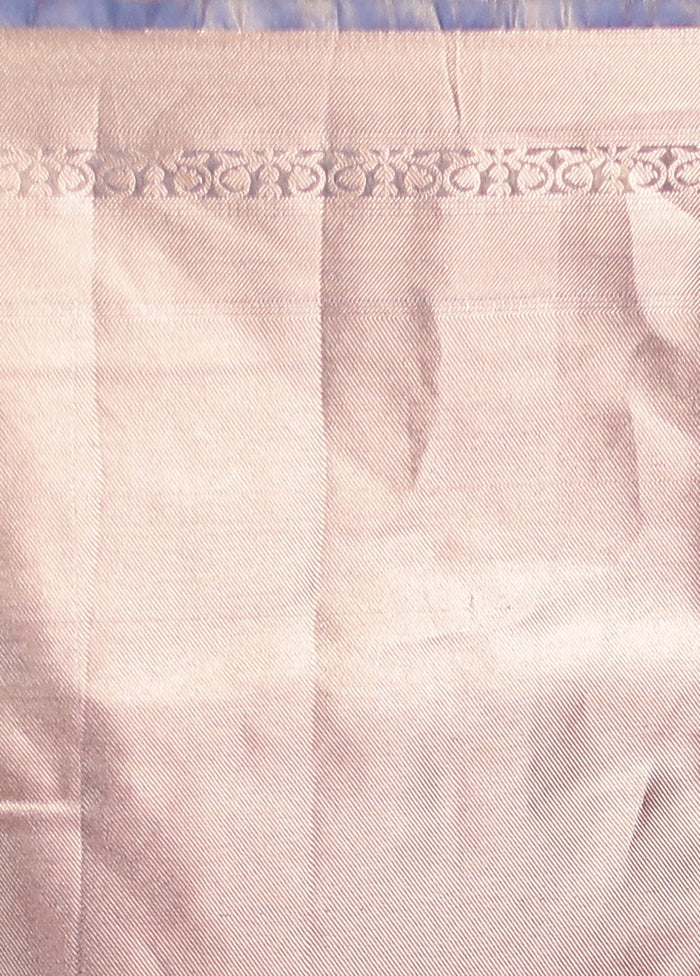 Cream Tissue Silk Saree With Blouse Piece