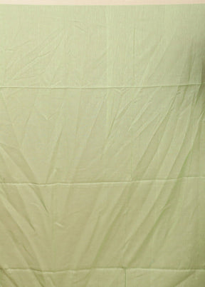 Green Matka Silk Saree With Blouse Piece