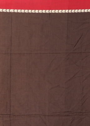 Black Matka Silk Saree With Blouse Piece