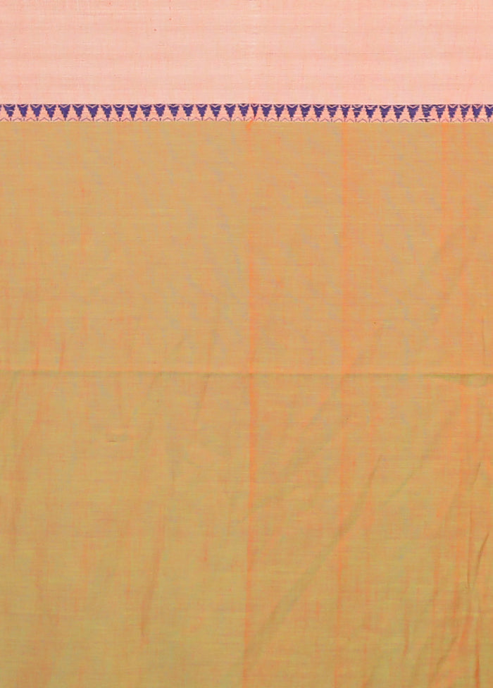 Rust Matka Silk Saree With Blouse Piece