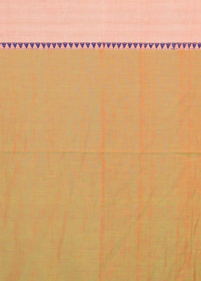 Rust Matka Silk Saree With Blouse Piece