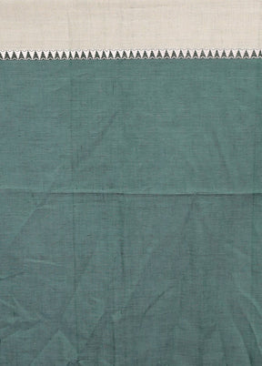 Green Matka Silk Saree With Blouse Piece
